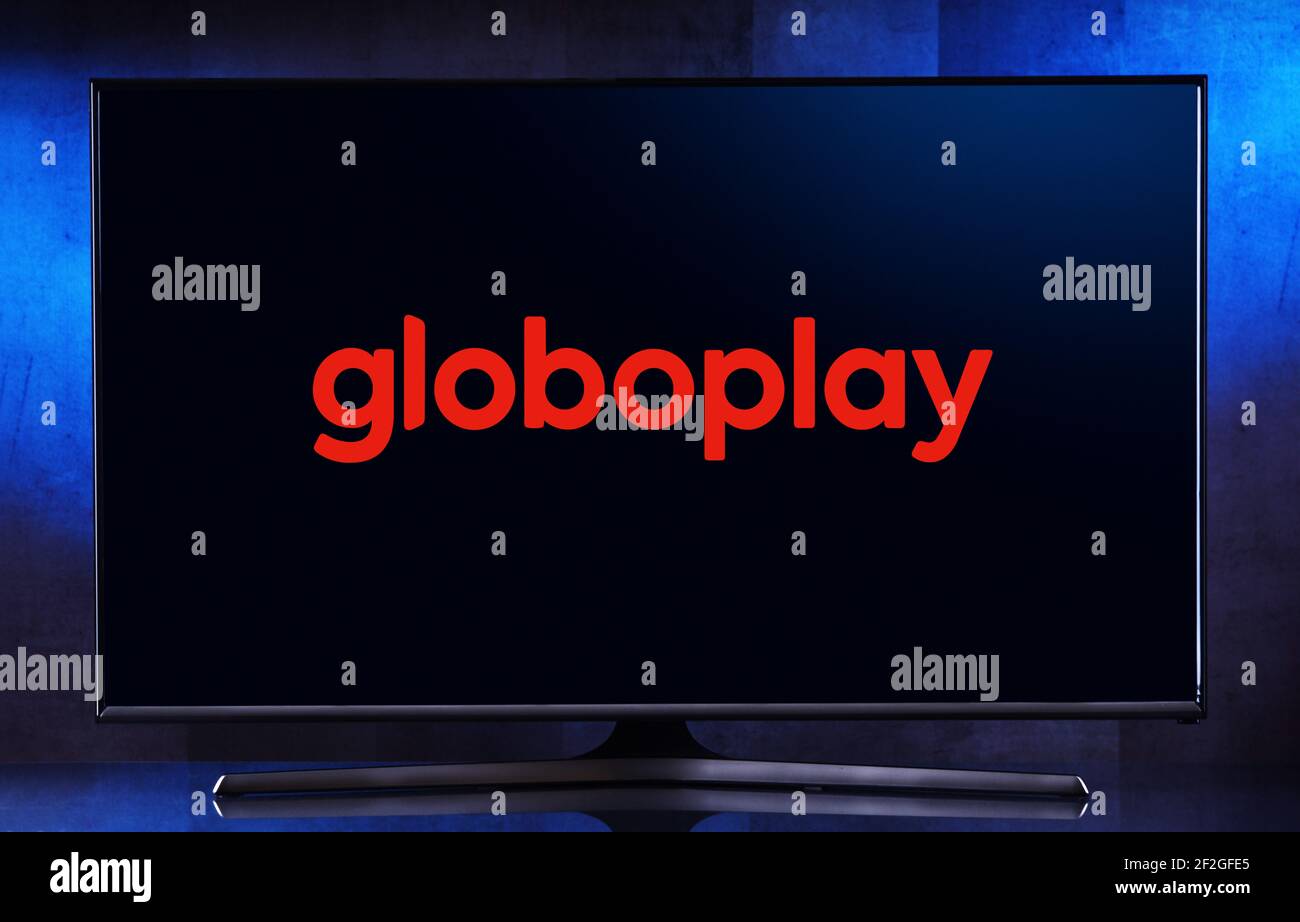 POZNAN, POL - 6 FÉVRIER 2021: Téléviseur à écran plat affichant le logo de  Globoplay, un service brésilien de vidéo à la demande par abonnement  appartenant à Grupo Globo Photo Stock - Alamy
