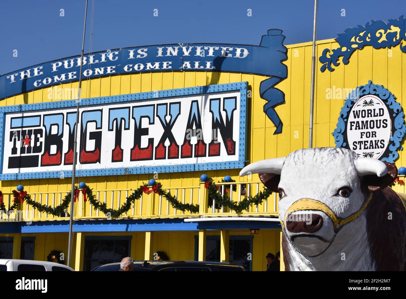 The Big Texan, Amarillo, Texas, États-Unis Banque D'Images