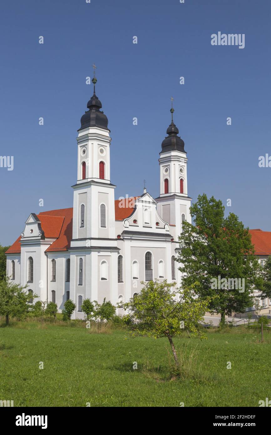 Géographie / Voyage, Allemagne, Bavière, Irsee, ancien monastère bénédictin d'Irsee, Allgaeu-est, droits-supplémentaires-décharge-Info-non-disponible Banque D'Images