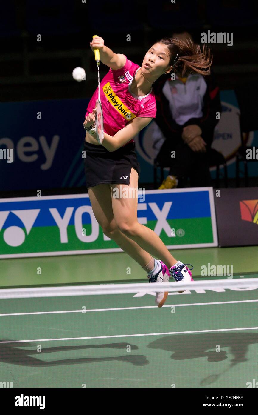 BADMINTON - YONEX BADMINTON AUSTRALIEN OUVERT 2013 - Sydney Exhibition CENTRE - SYDNEY (AUS) - 2-7/04/2013 - PHOTO ANDREA FRANCOLINI / DPPI MEDIA - FEMMES - Sonia Cheah (Malaisie) Banque D'Images