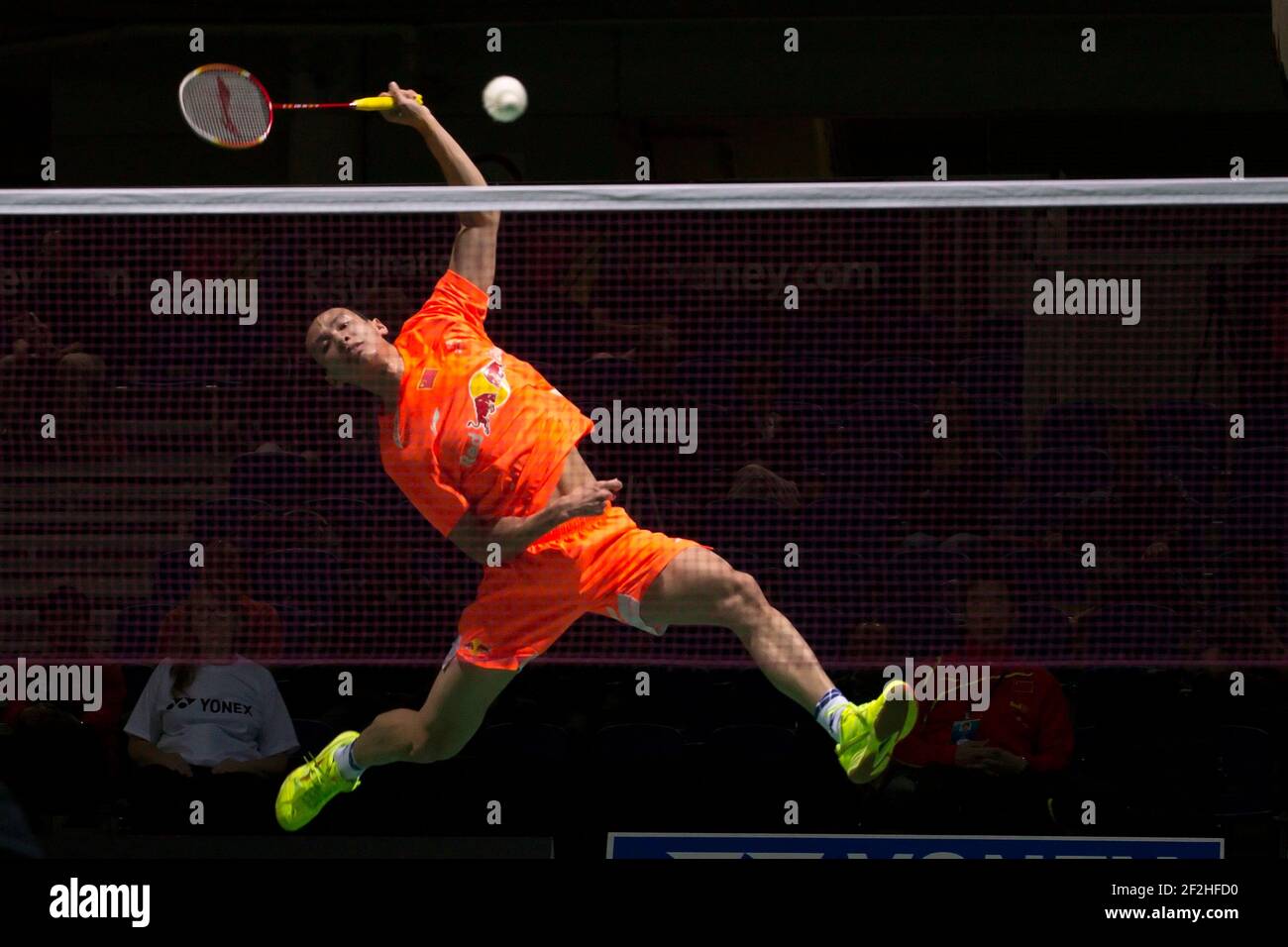 BADMINTON - YONEX BADMINTON AUSTRALIEN OUVERT 2013 - Sydney Exhibition CENTRE - SYDNEY (AUS) - 2-7/04/2013 - PHOTO ANDREA FRANCOLINI / DPPI MEDIA - HOMMES - Kai Guo (Chine) gagne 2 jeux à 1 contre S Parks (Corée) - ILLUSTRATION Banque D'Images