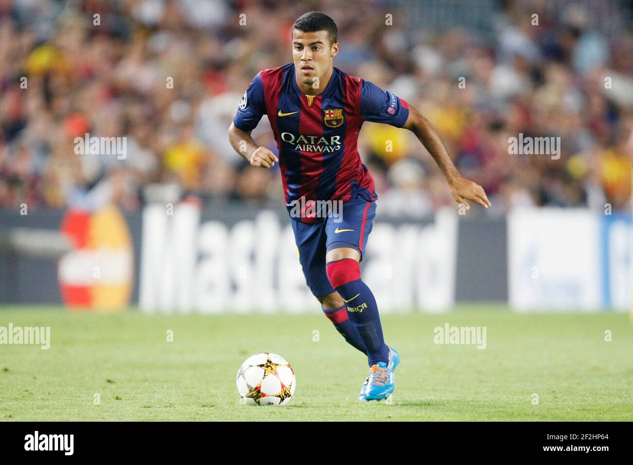 Rafinha de Barcelone lors de la Ligue des champions de l'UEFA, Groupe F, match de football entre le FC Barcelone et le FC Apoel le 17 septembre 2014 au stade Camp Nou de Barcelone, Espagne. Photo Bagu Blanco / DPPI Banque D'Images