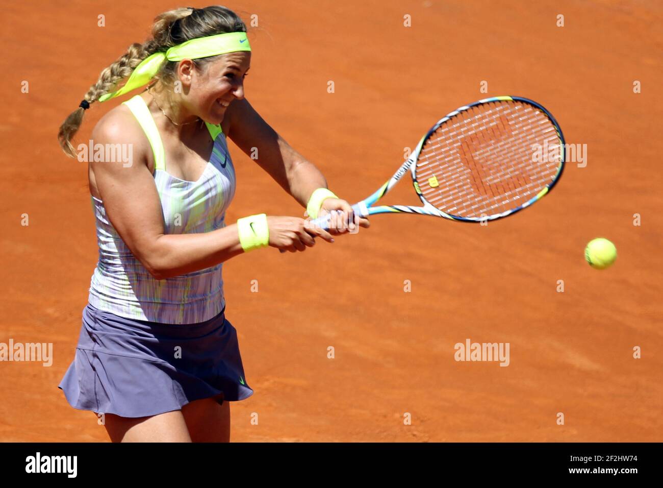 TENNIS - MASTERS 1000 - INTERNAZIONALI BNL D'ITALIA 2013 - ROMA (ITA) - 13 AU 19/05/2013 - FINALE DES FEMMES - SERENA WILLIAMS / VICTORIA AZARENKA - PHOTO CEZARO DE LUCA / DPPI - Victoria Azarenka Banque D'Images