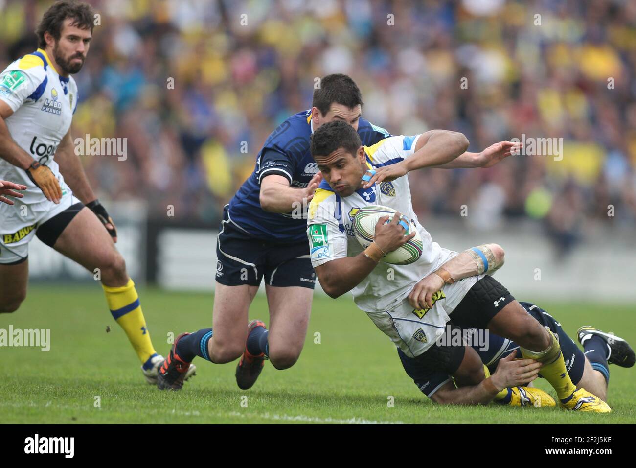 RUGBY - COUPE HEINEKEN 2011/2012 - 1/2 FINAL - ASM CLERMONT CONTRE LEINSTER  RUGBY - 29/04/2012 - PHOTO MANUEL BLONDAU / DPPI - WESLEY FOFANA Photo  Stock - Alamy