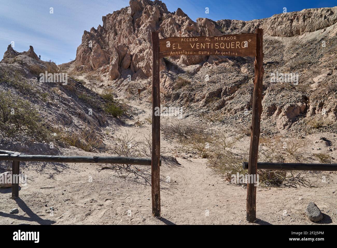 El Ventisquero, Quebrada de las conchas est une route pittoresque dans le désert entre salta et cafayate le long de la célèbre Ruta 40 avec un magnifique paysage désertique aride. Banque D'Images