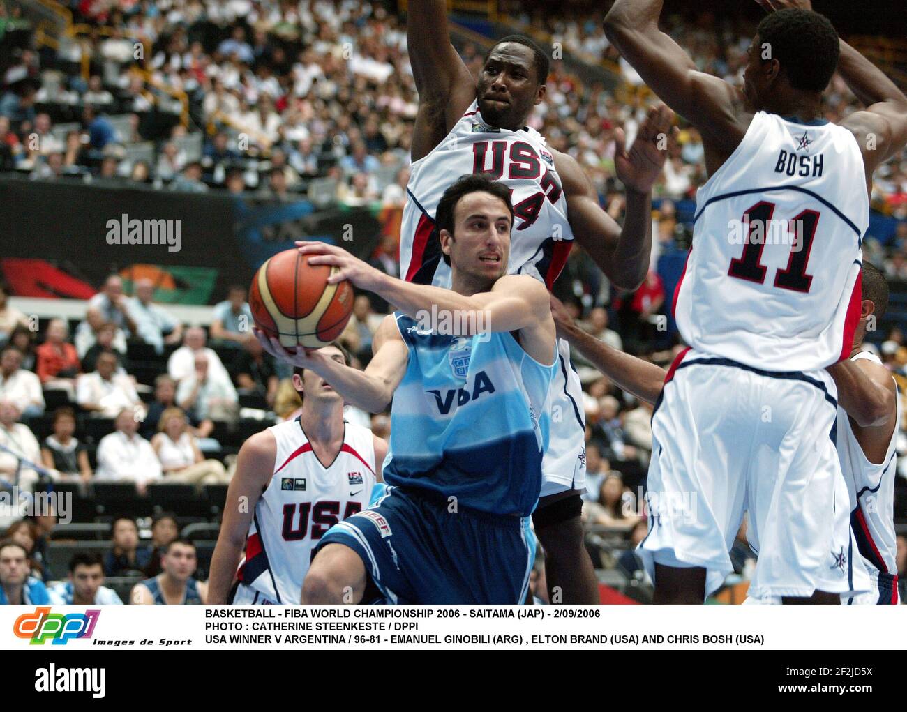 BASKET BALL CHAMPIONNAT DU MONDE FIBA 2006 SAITAMA JAP 2