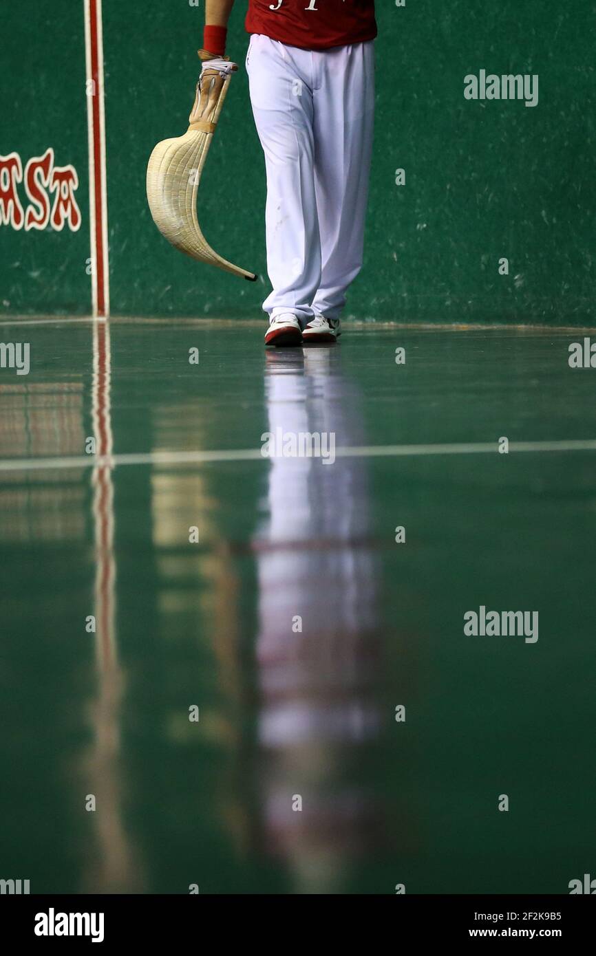 Cesta punta - Jai Alai - Championnat du monde 2013 - Biarritz - France - 1/2 final - 26/08/2013 - photo Manuel Blondeau / AOP-PRESS / DPPI - Illustration Banque D'Images