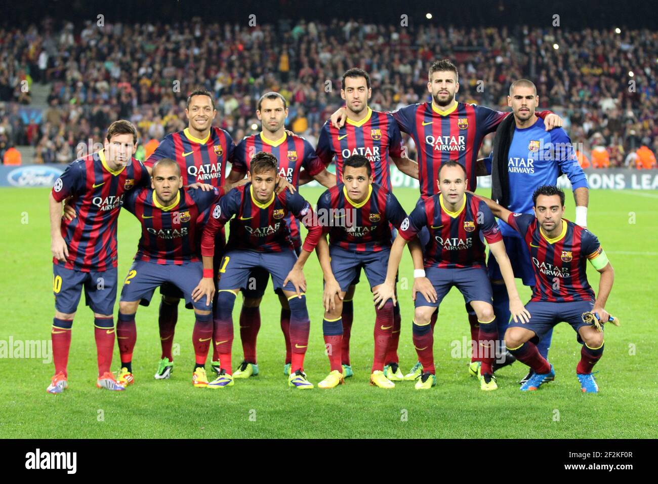 Football - UEFA Champions League 2013/2014 - Groupe Stage - Groupe H - FC  Barcelone / Milan AC le 6 novembre 2013 à Barcelone , Espagne - photo  Manuel Blondeau / AOP