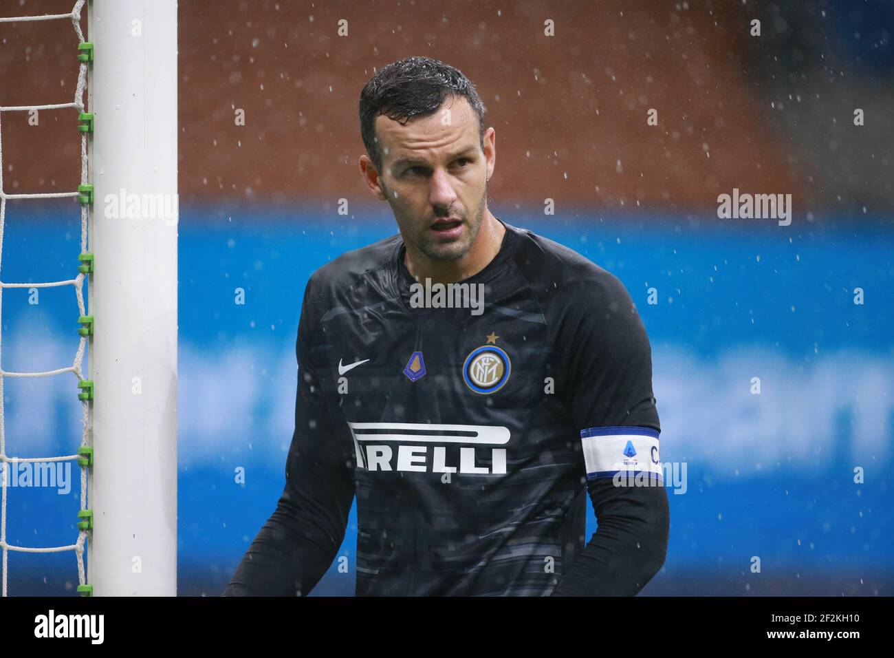 Samir Handanovic du FC Internazionale pendant le championnat italien Serie UN match de football entre le FC Internazionale et l'AFC Fiorentina le 22 juillet 2020 au stade Giuseppe-Meazza à Milan, Italie - photo Morgese-Rossini / DPPI Banque D'Images