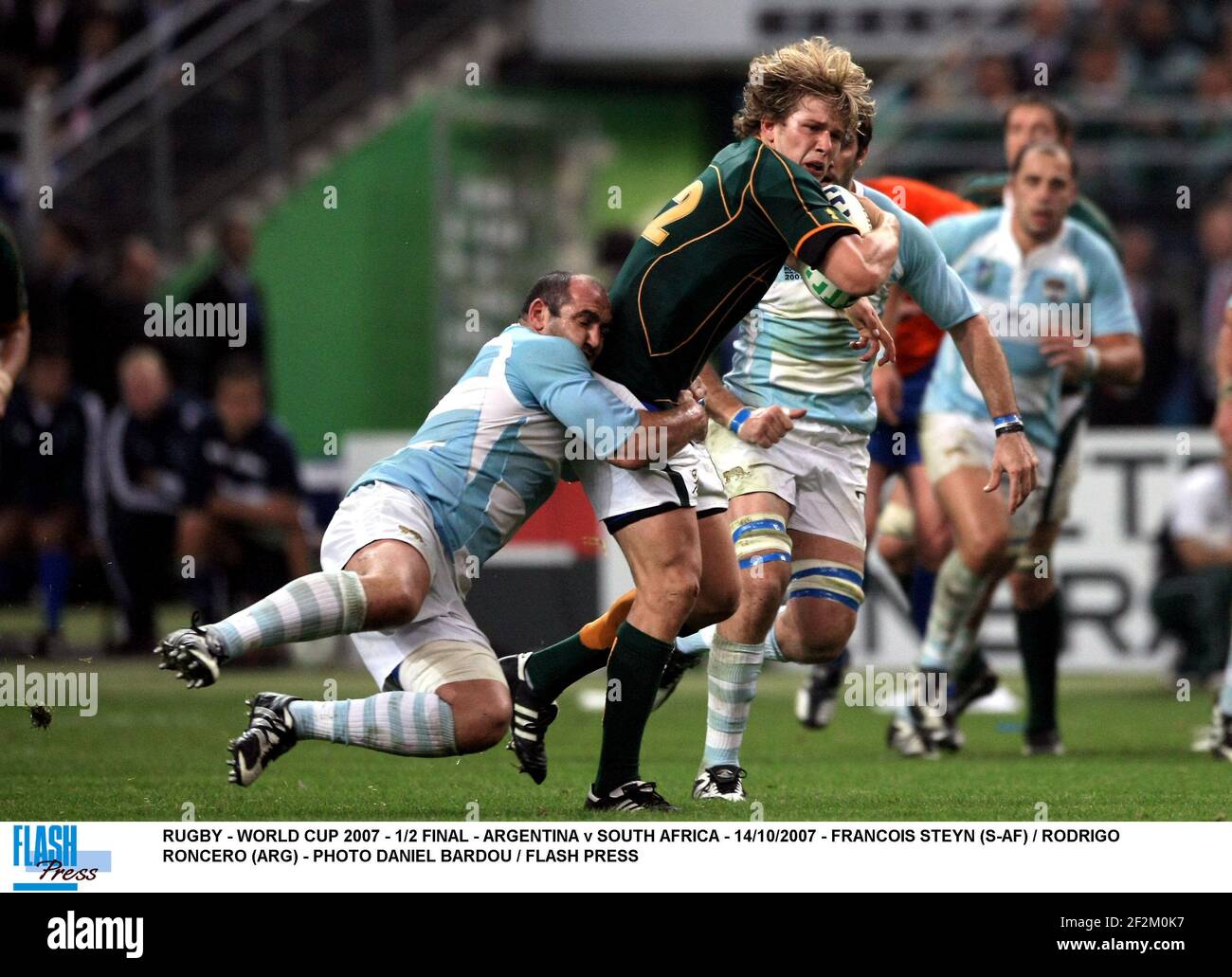 Ticket Match Coupe Du Monde Rugby 2007 – Afrique Du Sud Vs Samoa – Précieux Souvenir