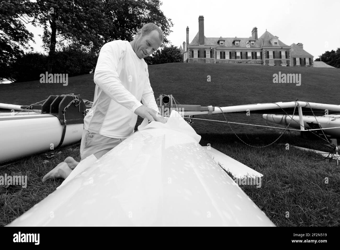 CCLASS WORLD 2010 - COUPE LITTLE AMERICA - CHAMPIONNATS INTERNATIONAUX DE CATAMARAN - NEWPORT (USA) - 22-28/08/2010 - PHOTO : CHRISTOPHE LAUNAY / DPPI JIMMY SPITHILL Banque D'Images