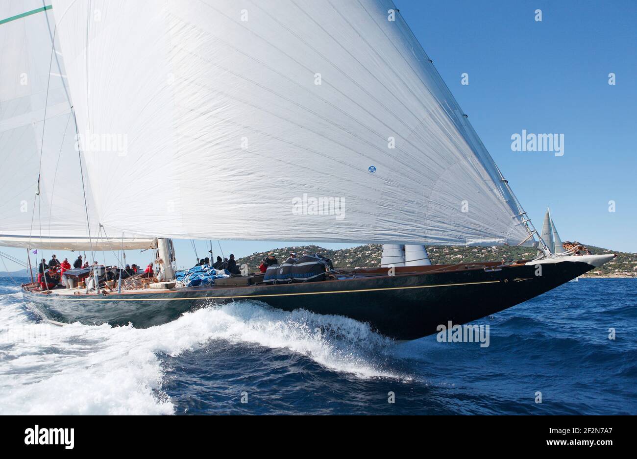 VOILE - VOILES DE ST-TROPEZ 2010 (FRA) - PHOTO : CHRISTOPHE LAUNAY / DPPI VELSHEDA Banque D'Images