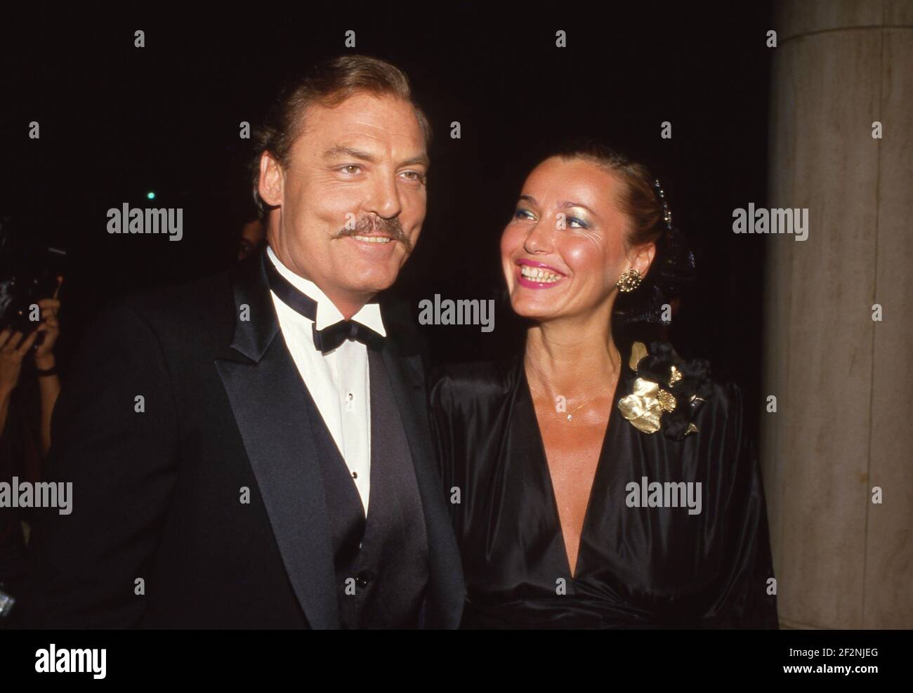 Stacy Keach et Malgosia Tomassi 1988 crédit: Ralph Dominguez/MediaPunch Banque D'Images