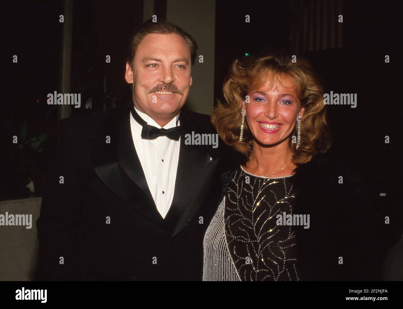 Stacy Keach et Malgosia Tomassi 1988 crédit: Ralph Dominguez/MediaPunch Banque D'Images