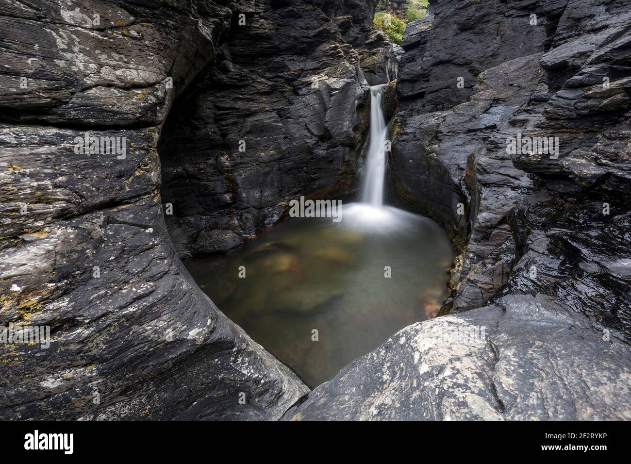 Rocky Valley, Tintagel, Cornwall, Royaume-Uni Banque D'Images