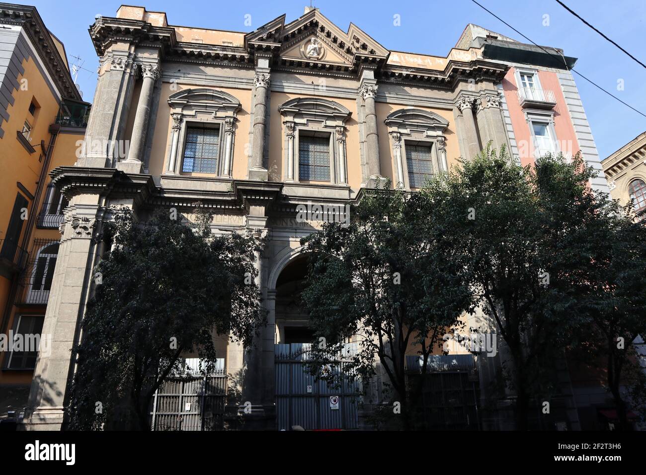 Napoli - Chiesa di San Giovanni Battista delle Monache Banque D'Images