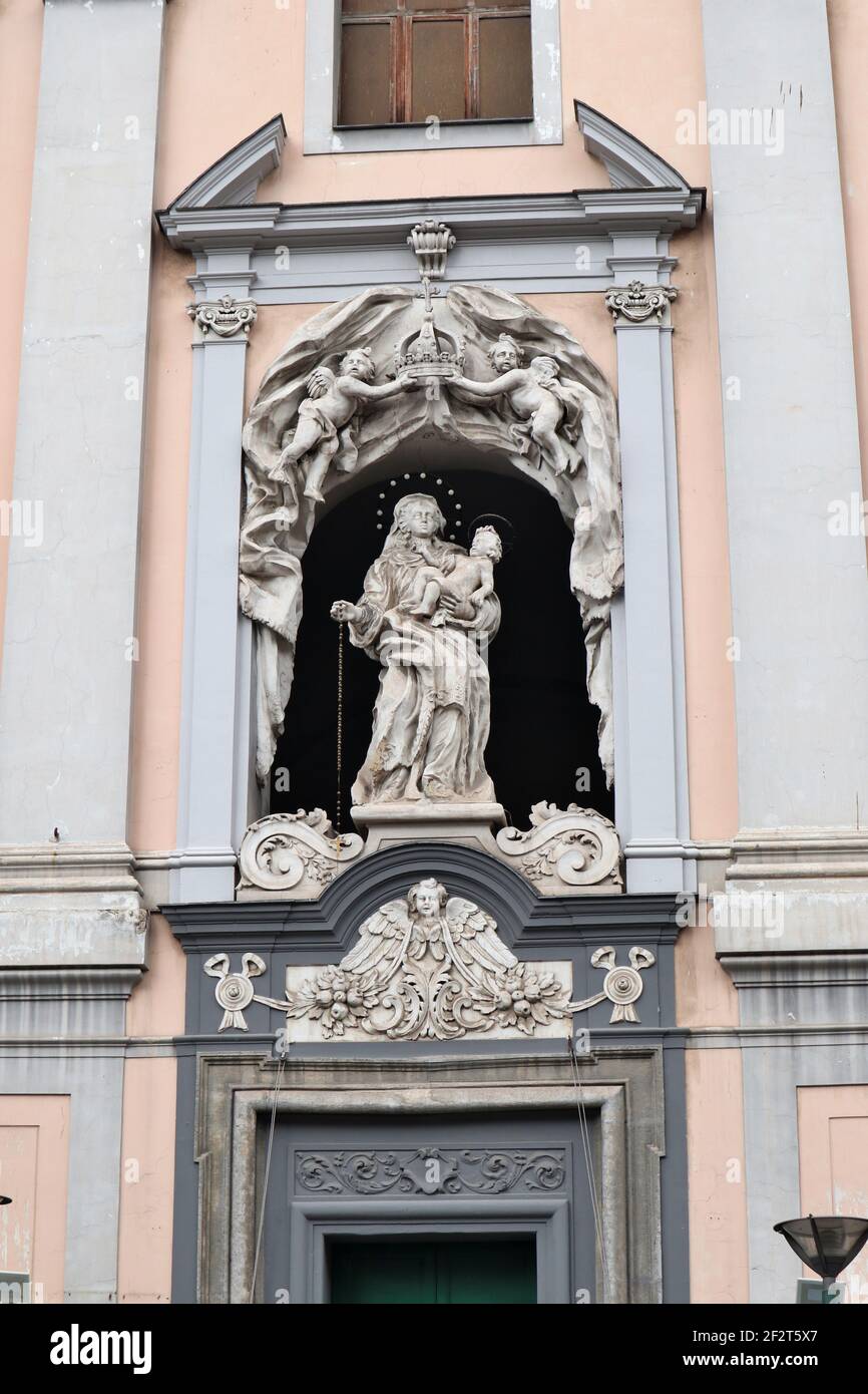 Napoli - Madonna del Rosariello Banque D'Images