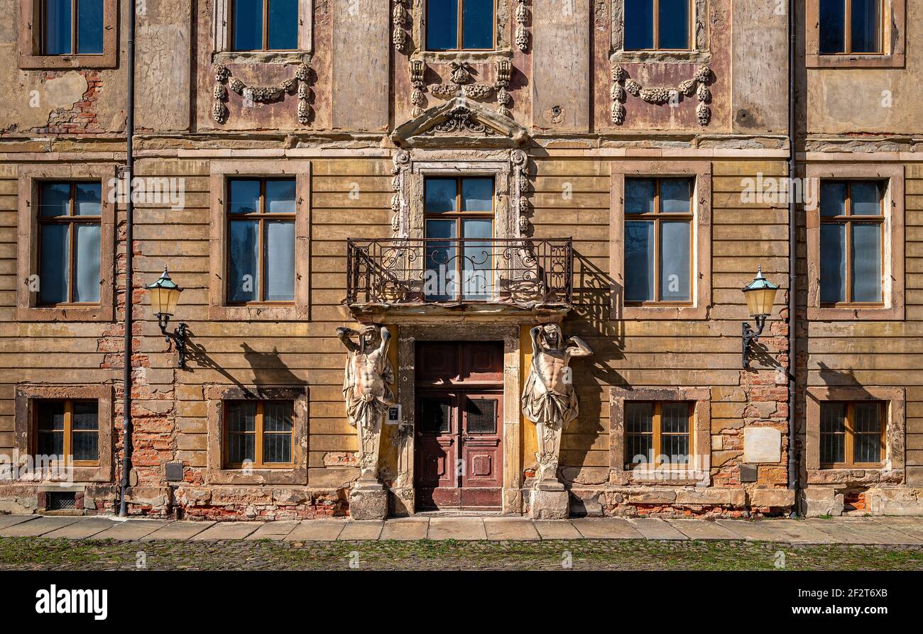 Château d'Altenburg et autres bâtiments historiques de la ville de Thuringe, Allemagne Banque D'Images