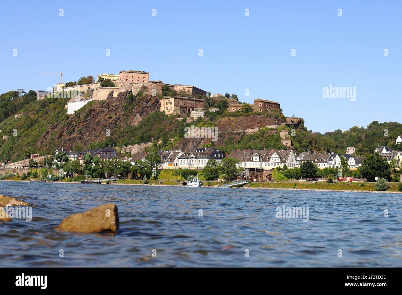 Forteresse de Coblence Banque D'Images