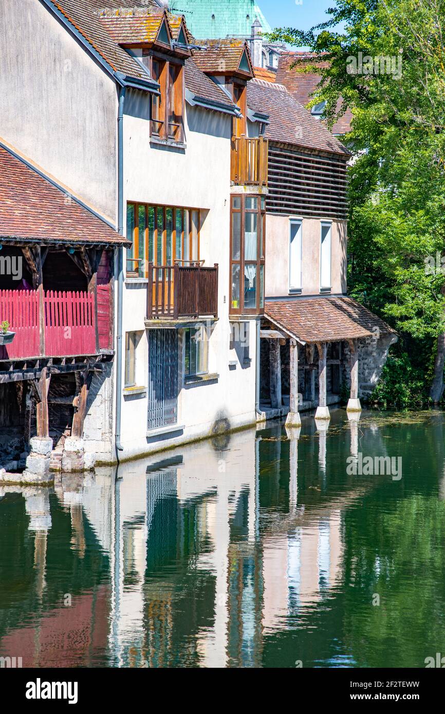 Anciennes toilettes de Chartres Banque D'Images