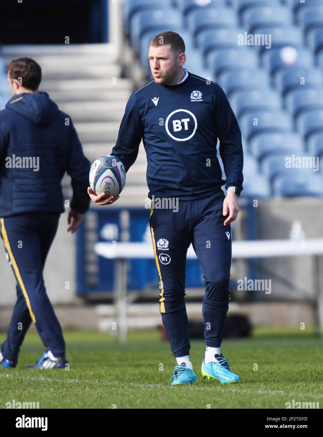 Stade BT Murrayfield, Édimbourg, Écosse, Royaume-Uni. 13 mars 21. Match Guinness des six Nations contre l'Irlande . Crédit : eric mccowat/Alay Live News Banque D'Images