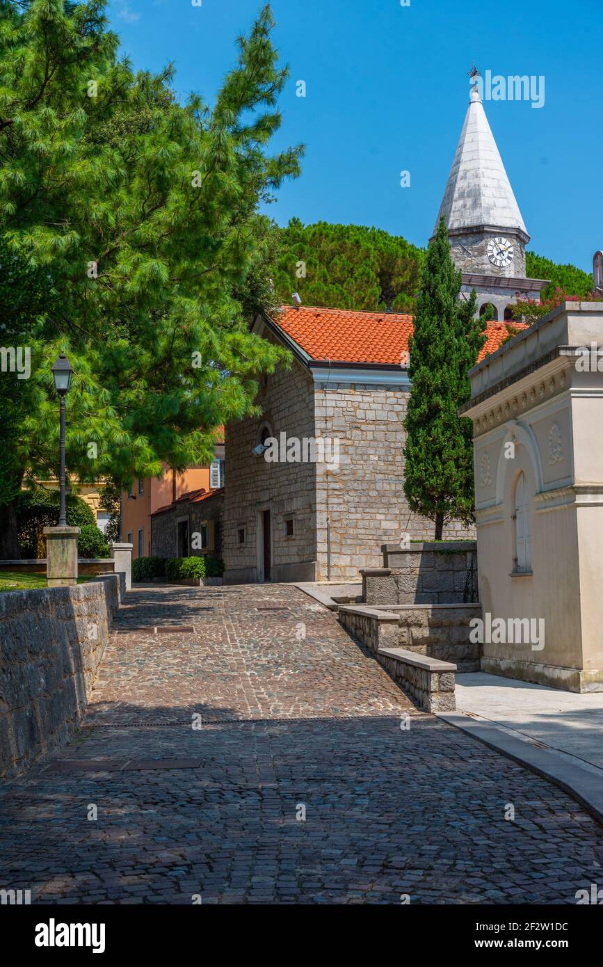 Église de Sveti Jakov à Opatija, Croatie Banque D'Images