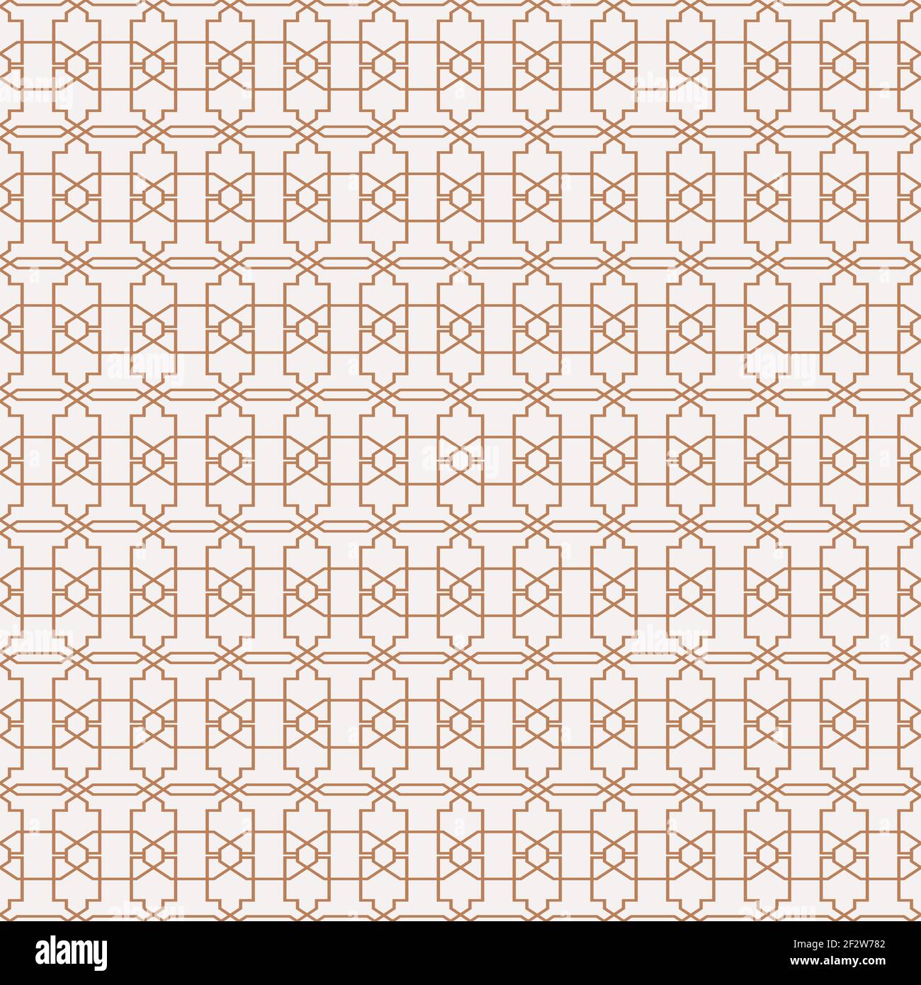 Mosaïques de répétition de grille géométrique. Grille linéaire formes orientale sans couture. Illustration de Vecteur