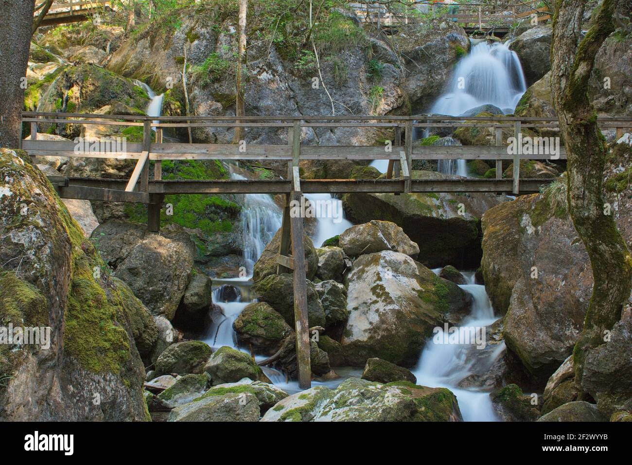 Myra Falls à Muggendorf en Basse-Autriche, Autriche, Europe Banque D'Images