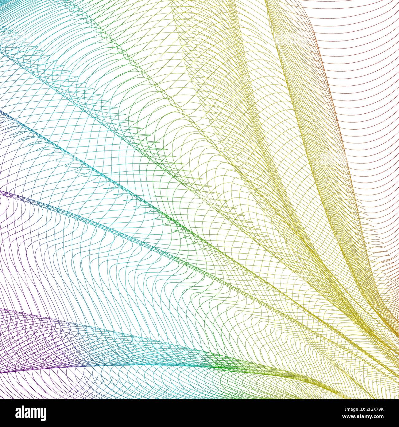 Arrière-plan abstrait ondulé rayonnant dans des teintes arc-en-ciel. Motif vectoriel en ligne multicolore, texture textile. Modèle carré moderne pour un design créatif Illustration de Vecteur