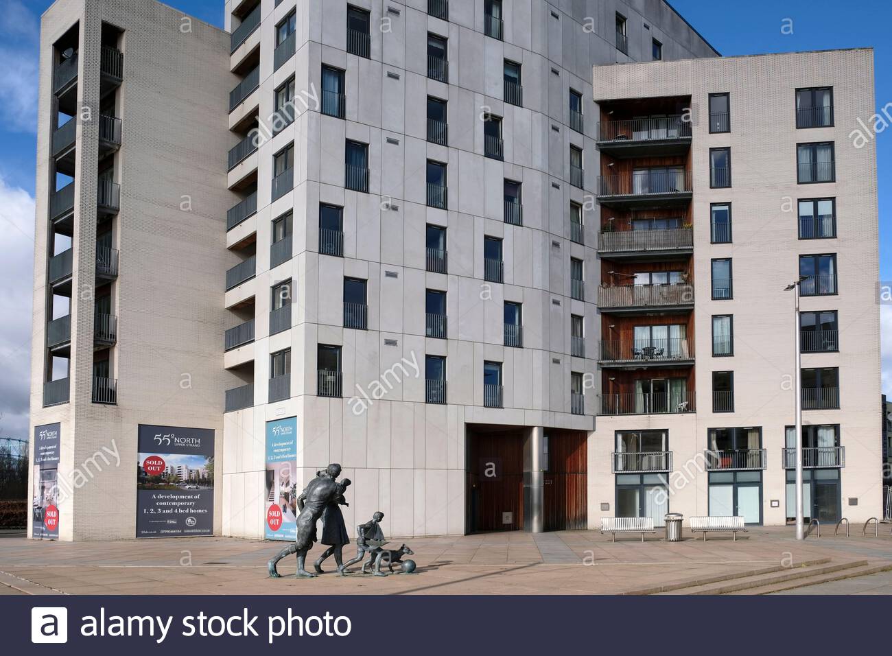 Etablissement résidentiel moderne à Saltyre Square, Waterfront Avenue, Granton Edinburgh, Écosse Banque D'Images