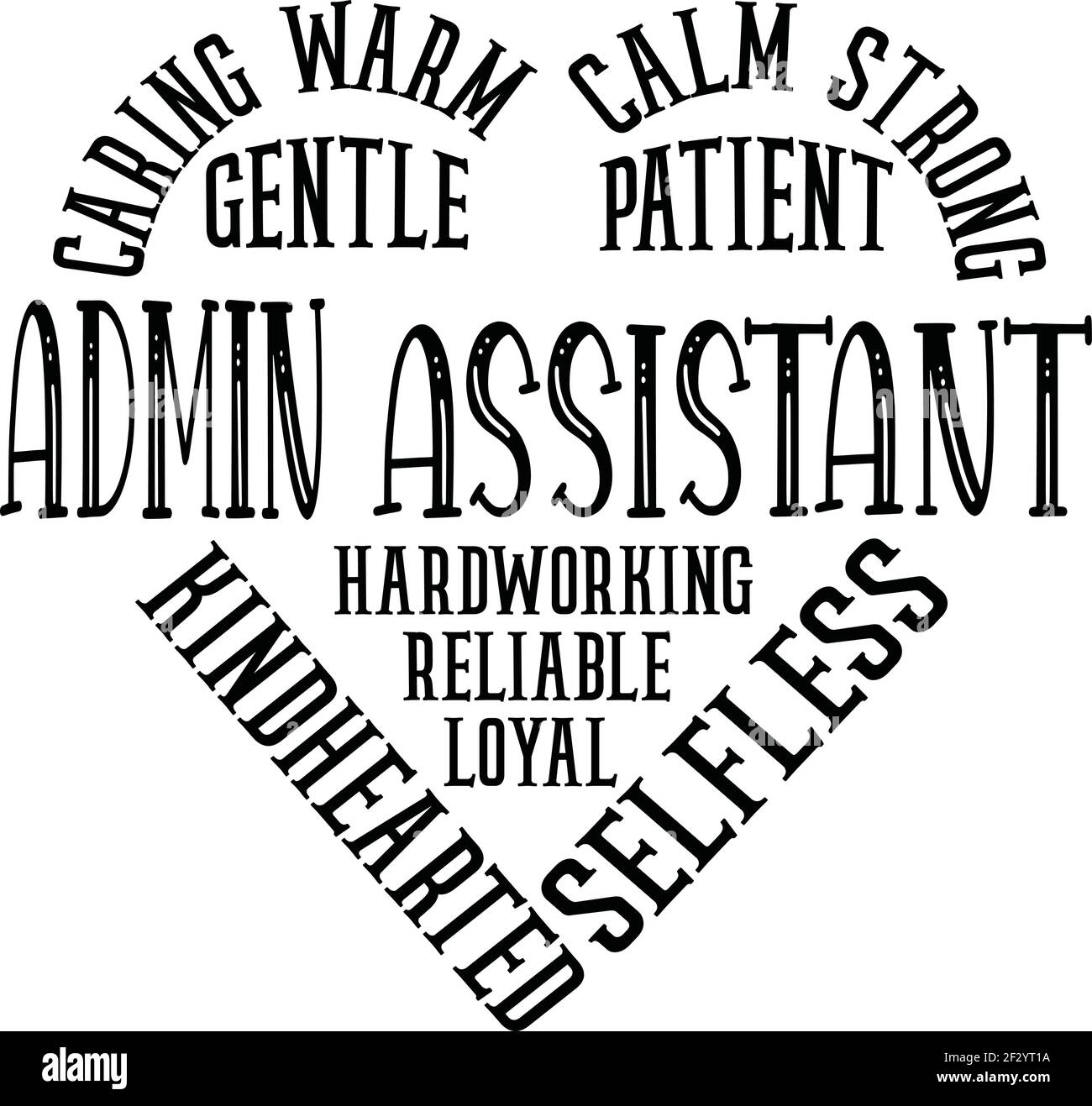 Réceptionniste, chaleureux, calme, fort Illustration de Vecteur