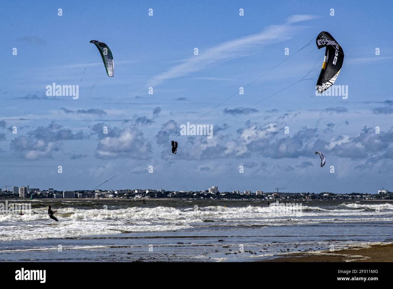 Saint Brévin les pins en bretagne Banque D'Images