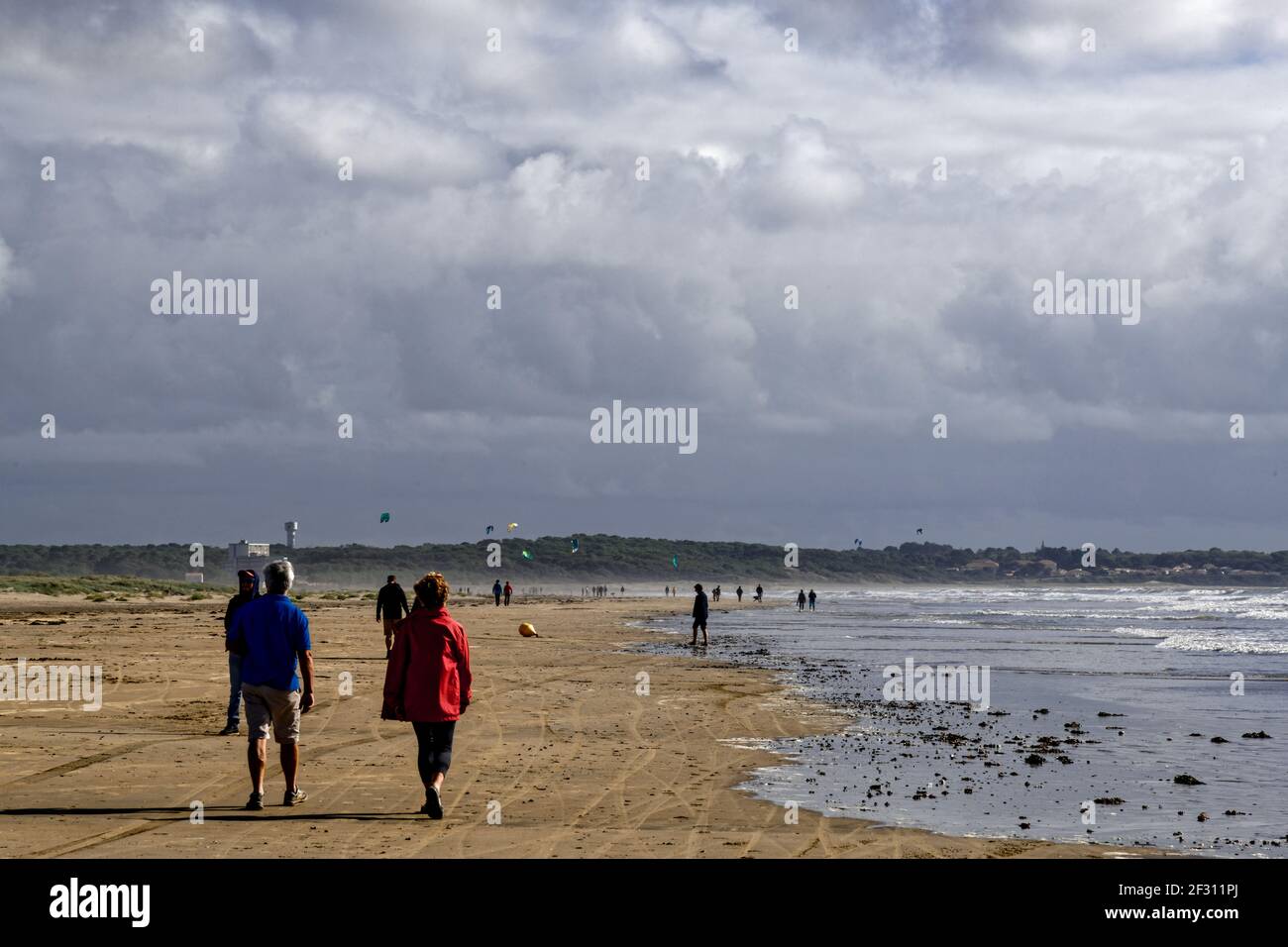 Saint Brévin les pins en bretagne Banque D'Images