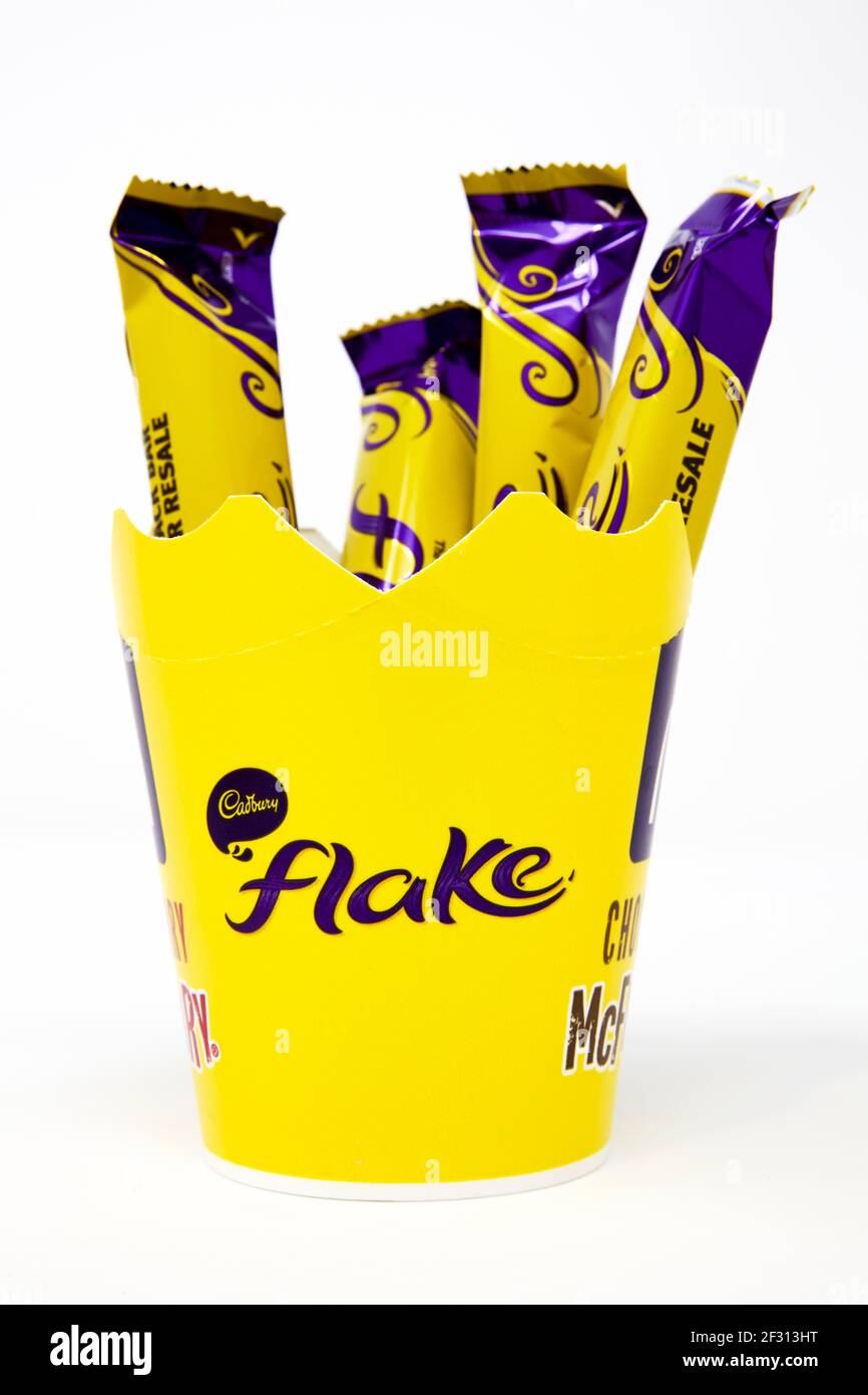 Flake McFlurry de McDonald’s Cadbury Banque D'Images