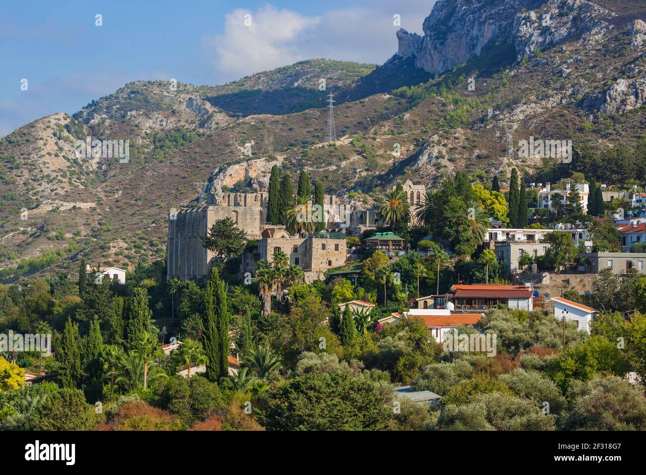 Abbaye de Bellapais - Kyrenia (Girne) Nord de Chypre Banque D'Images