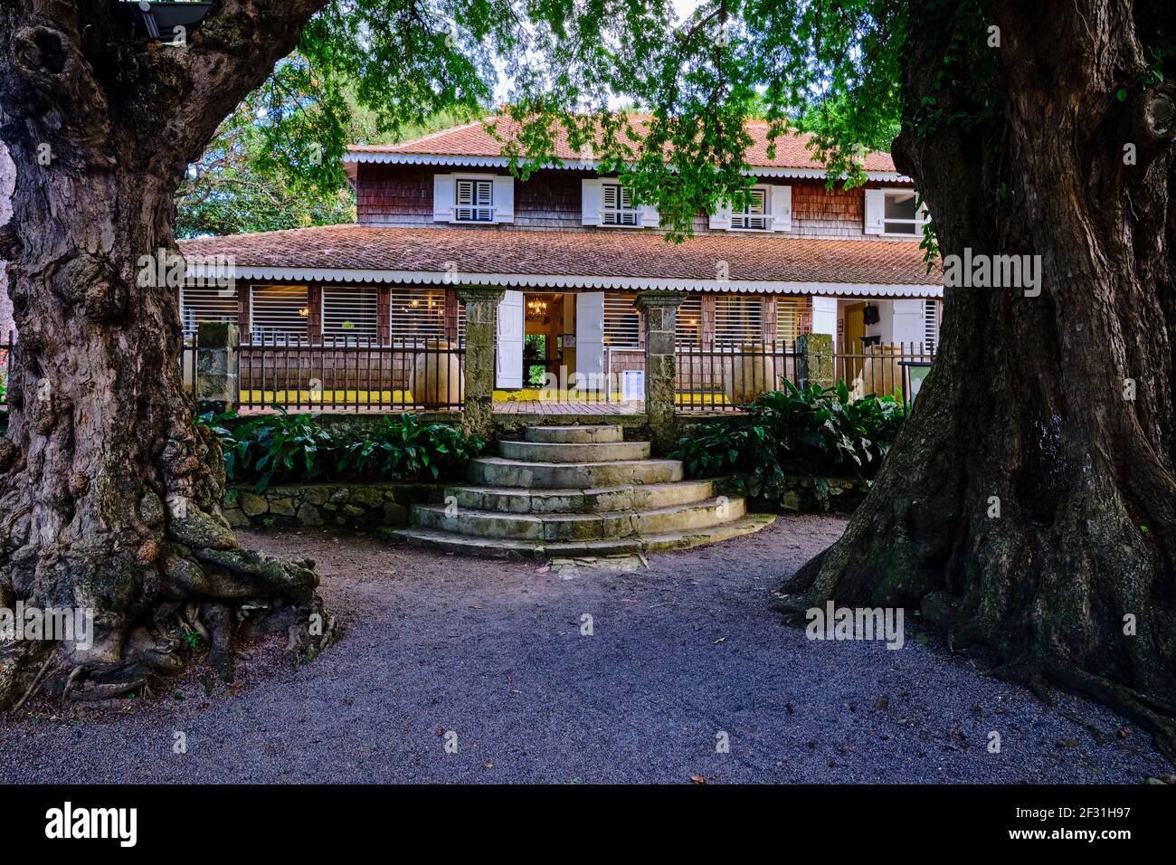 France, Antilles, Martinique, le François, domaine de l'Acajou, Habitation Clément, distillerie Clément Banque D'Images