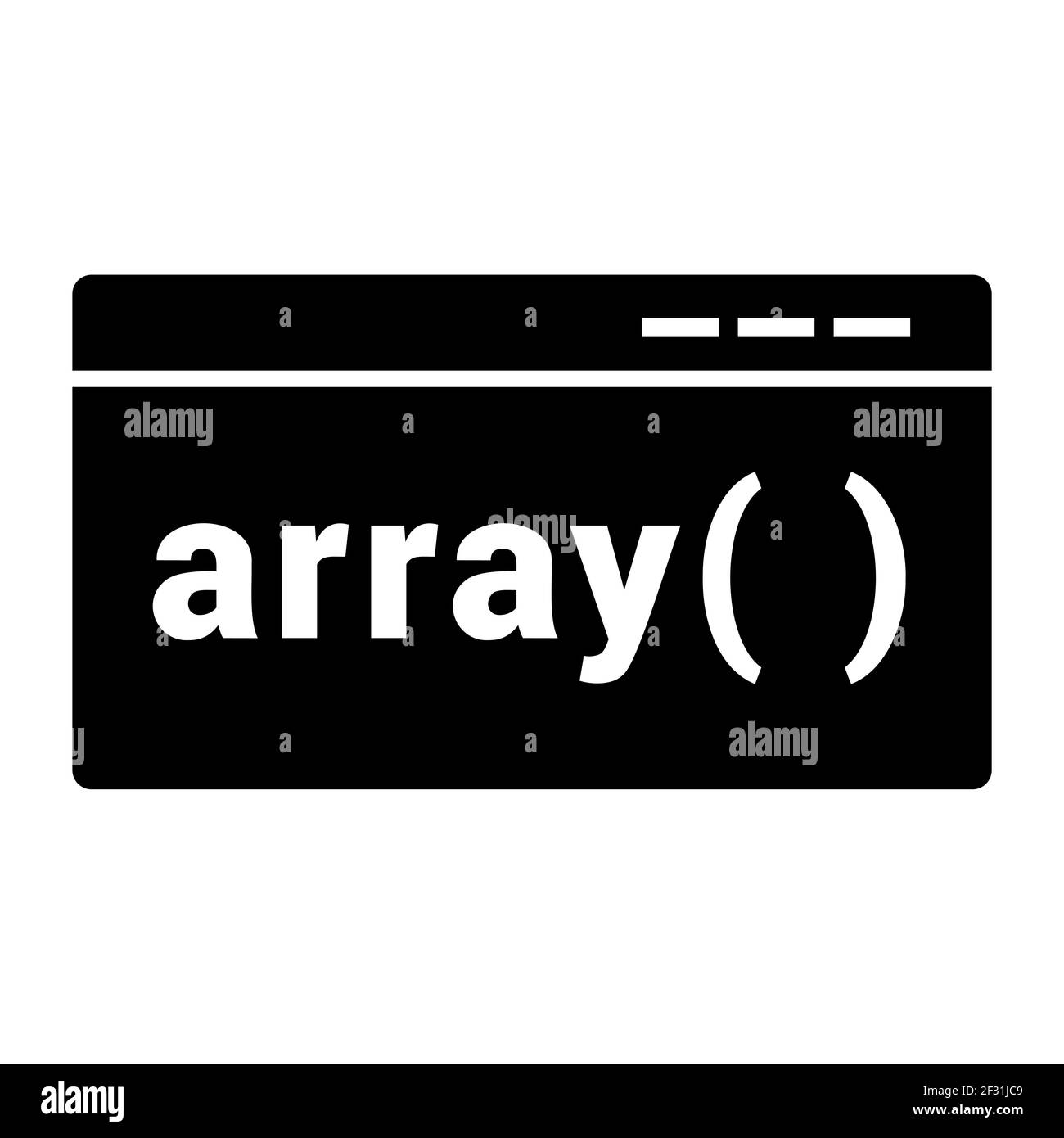 Icône de code de matrice isolée sur fond blanc style plat. Symbole de code de tableau pour votre conception de site Web, logo, application, interface utilisateur. Illustration vectorielle Illustration de Vecteur