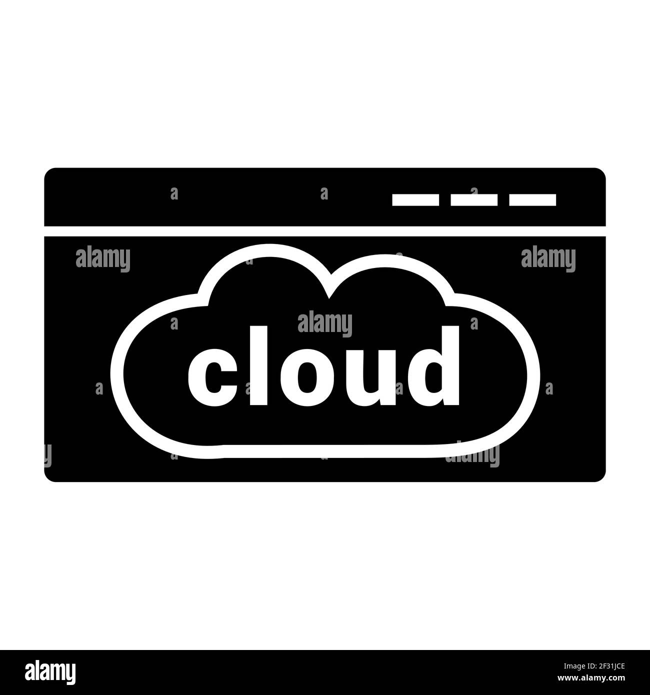 Icône de code de nuage isolé sur fond blanc style plat. Symbole de code Cloud pour votre conception de site Web, logo, application, interface utilisateur. Illustration vectorielle Illustration de Vecteur
