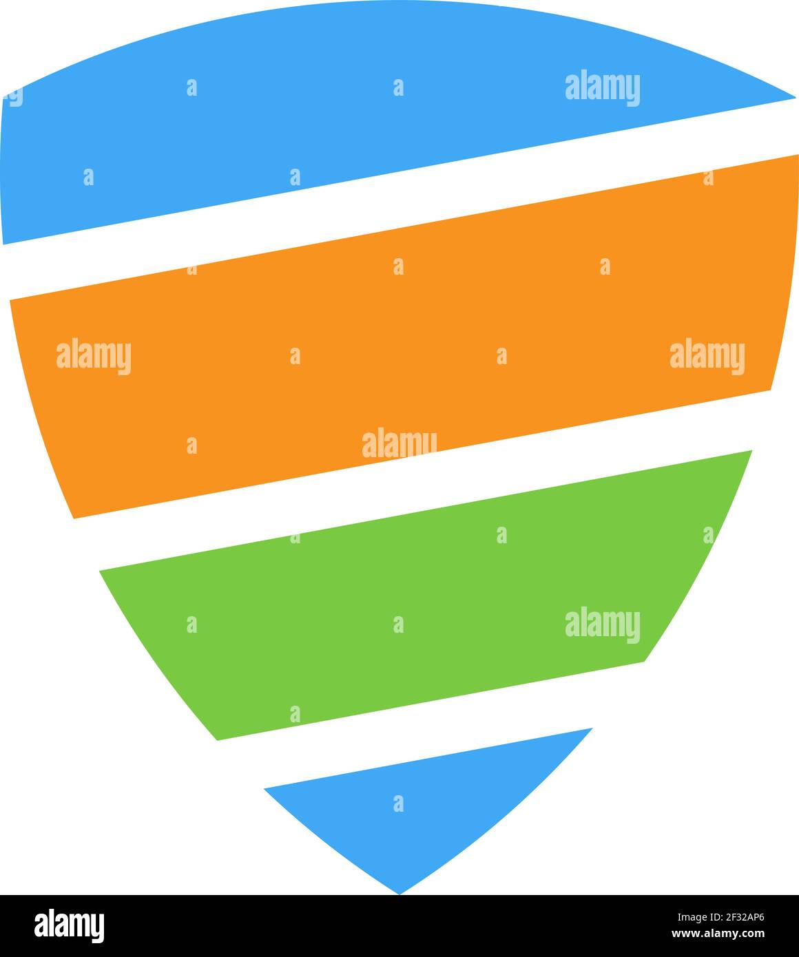 Icône plate de protection colorée. Pictogramme de protection. Symbole de sécurité. Logo. Pour les sociétés de services et de sécurité et les illustrations de sécurité. Vecteur illust Illustration de Vecteur