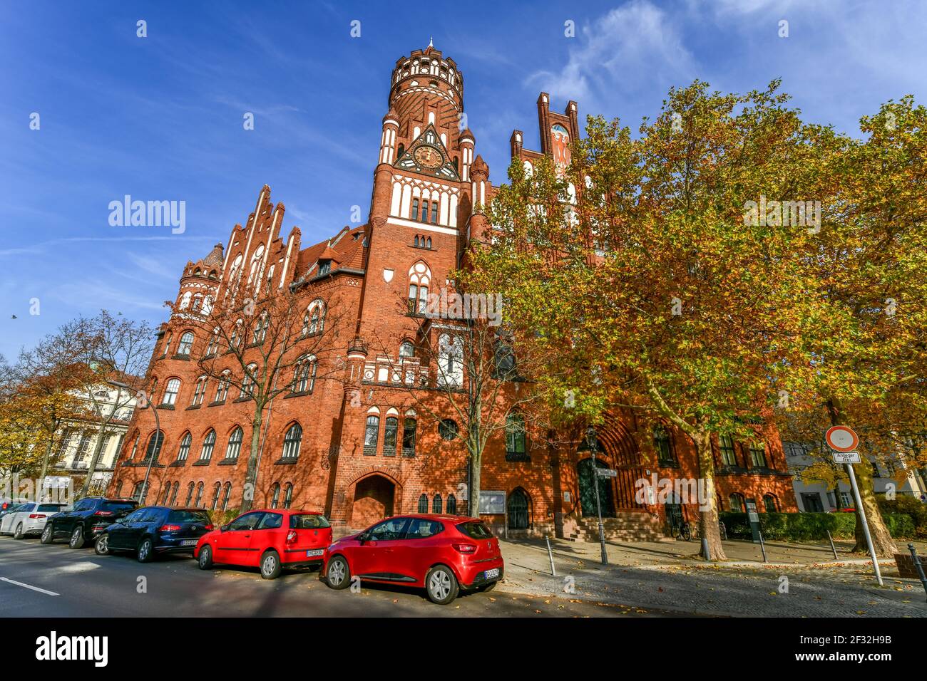 Hôtel de ville, Berkaer Platz, Schmargendorf, Wilmersdorf, Berlin, Allemagne Banque D'Images