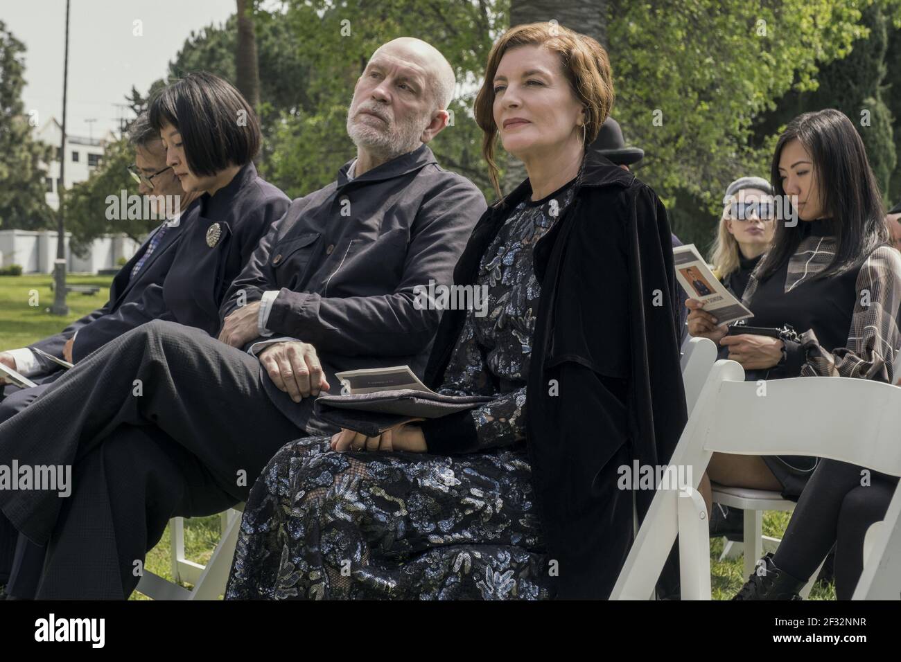 MALKOVICH, RUSSO, VELVET BUZZSAW, 2019, ©CLAUDETTE BARIUS/NETFLIX Banque D'Images
