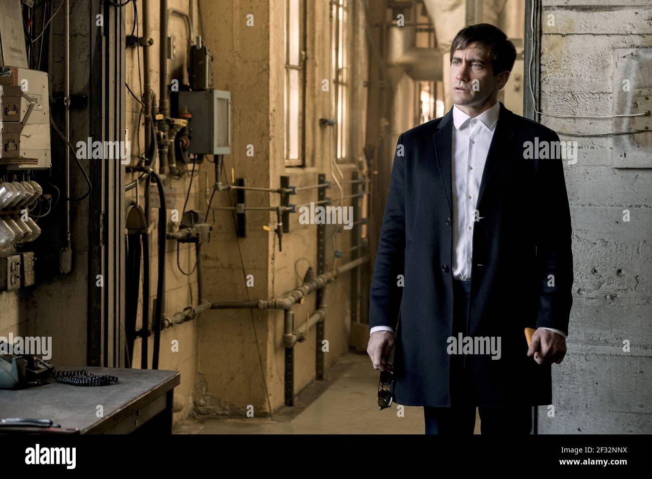 JAKE GYLLENHAAL, VELVET BUZZSAW, 2019, ©CLAUDETTE BARIUS/NETFLIX Banque D'Images