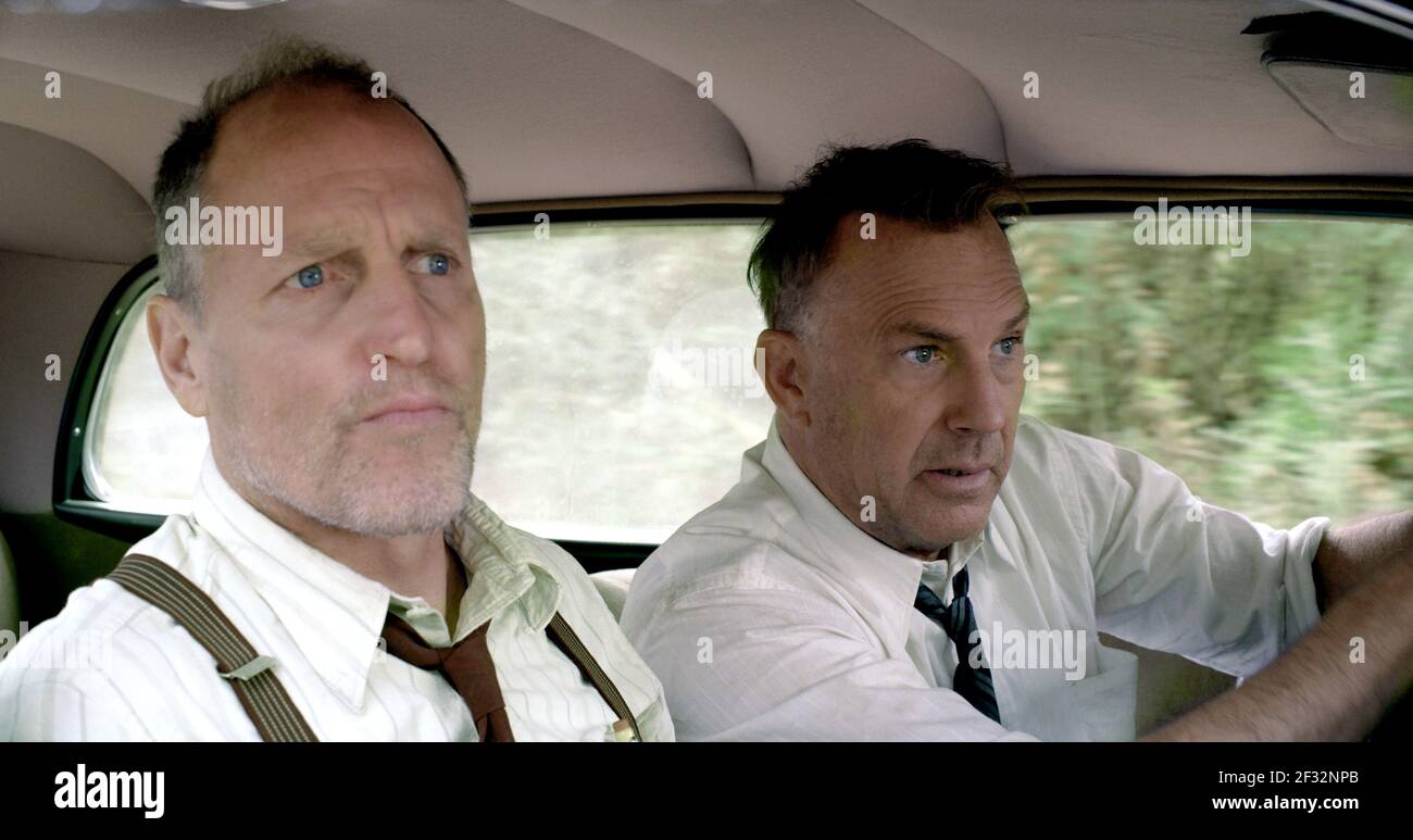HARRELSON, COSTNER, THE HIGHWAYMEN, 2019, ©NETFLIX Banque D'Images