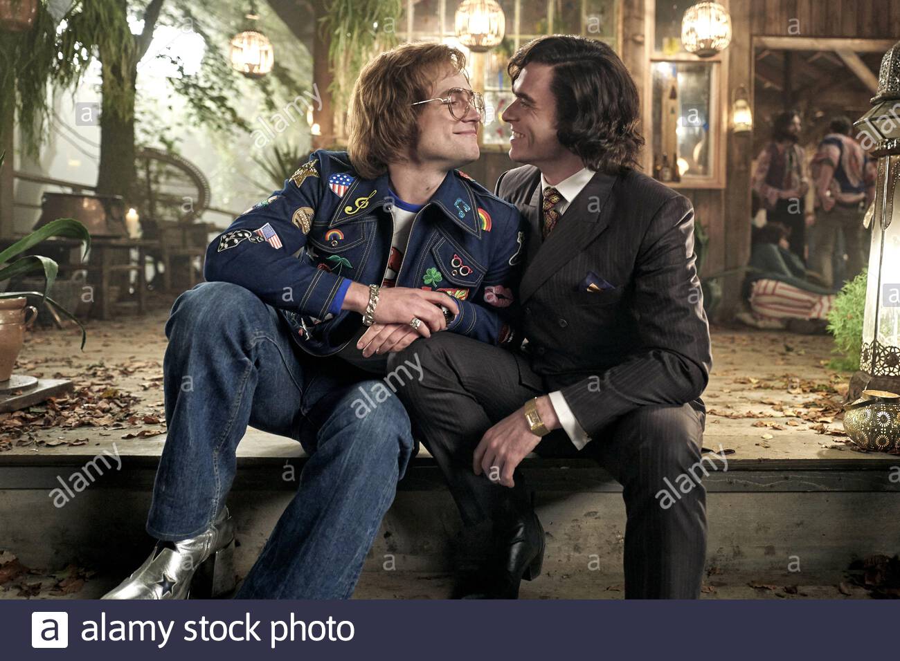 EGERTON, MADDEN, ROCKETMAN, 2019, ©GAVIN BOND/PARAMOUNT Banque D'Images