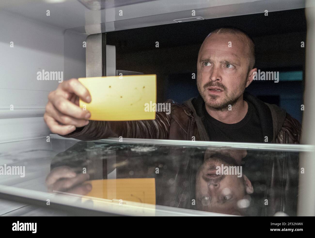 AARON PAUL, EL CAMINO : UN MAUVAIS FILM DÉCHIRANT, 2019, ©BEN ROTHSTEIN/NETFLIX Banque D'Images