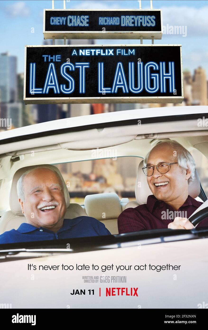 DREYFUSS, AFFICHE, LE DERNIER RIRE, 2019, ©NETFLIX Banque D'Images