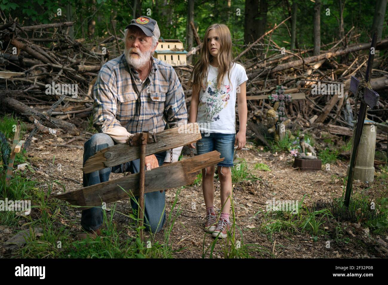 LITHGOW, LAURENCE, PET SEMATARY, 2019, ©KERRY HAYES/PARAMOUNT Banque D'Images