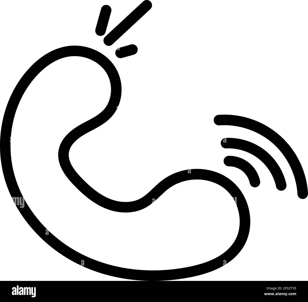 Parler sur un téléphone, illustration, vecteur sur fond blanc Illustration de Vecteur