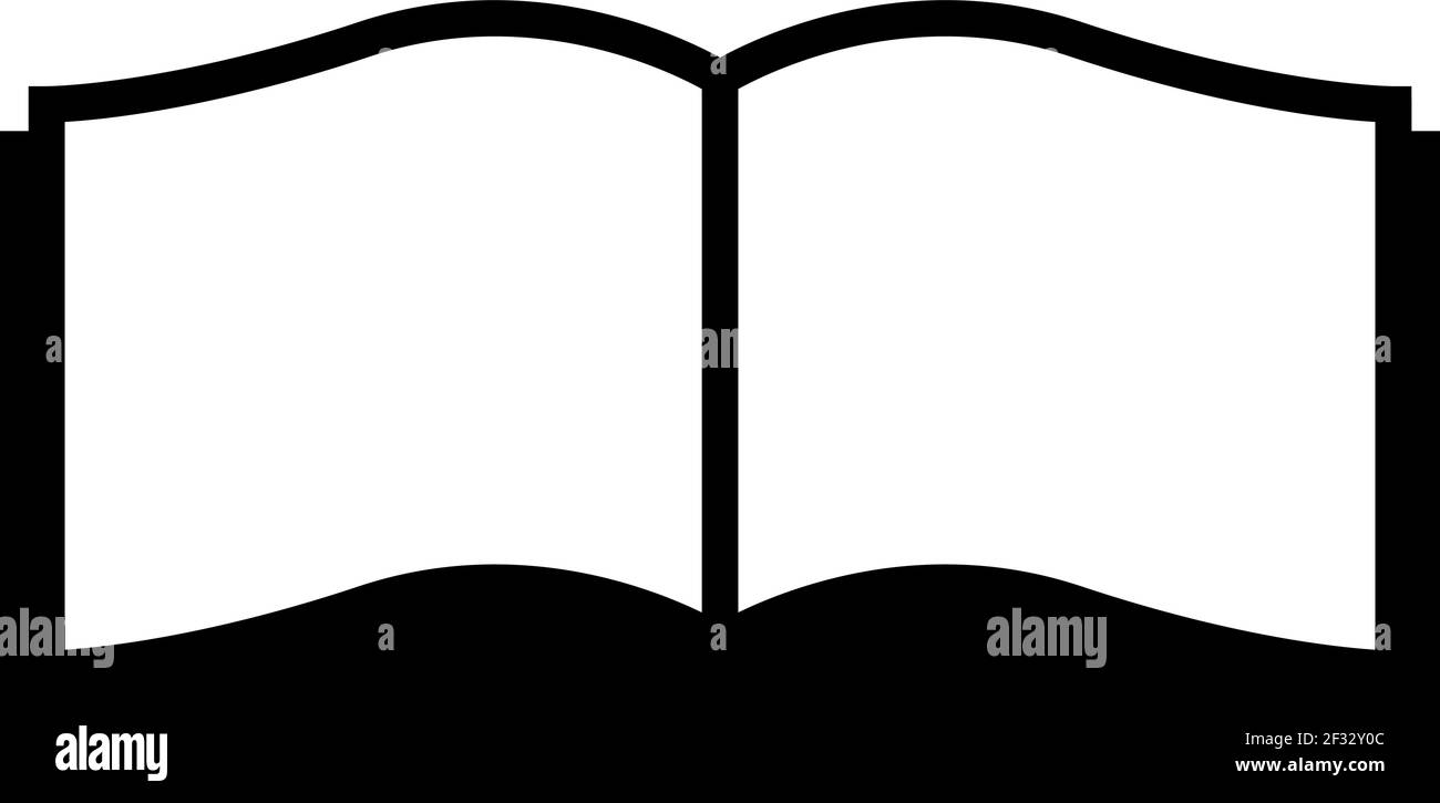 Livre noir, illustration, vecteur sur fond blanc Illustration de Vecteur