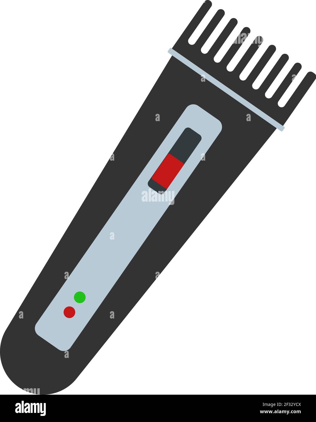 Tondeuse barbe, illustration, vecteur sur fond blanc. Illustration de Vecteur